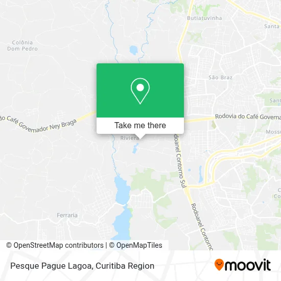 Pesque Pague Lagoa map