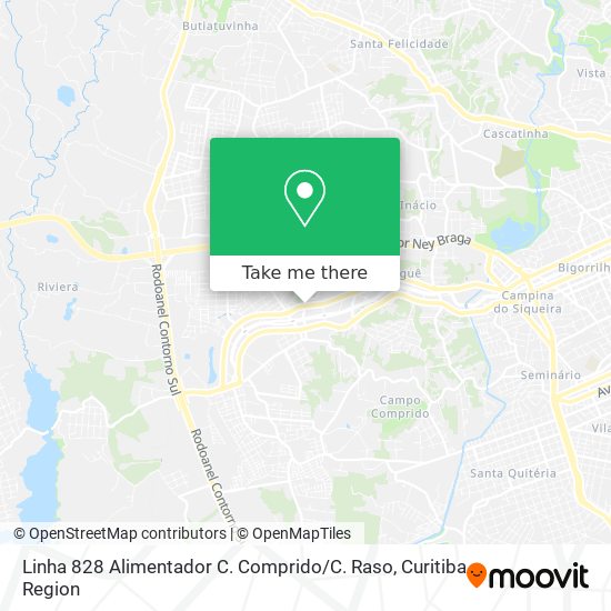 Linha 828 Alimentador C. Comprido / C. Raso map