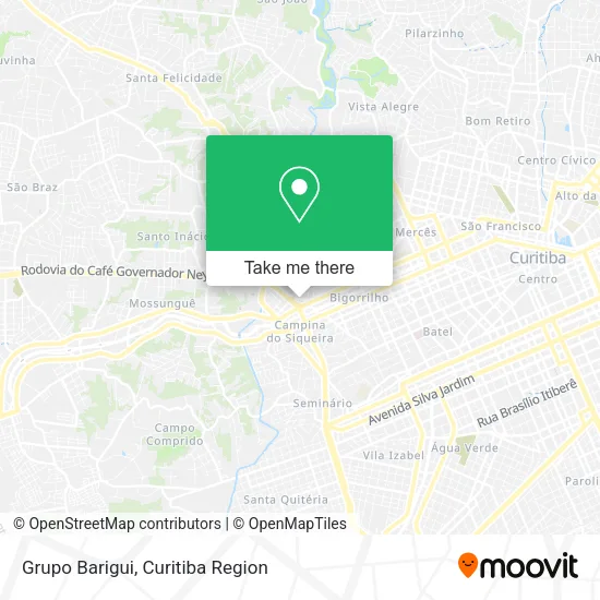 Grupo Barigui map