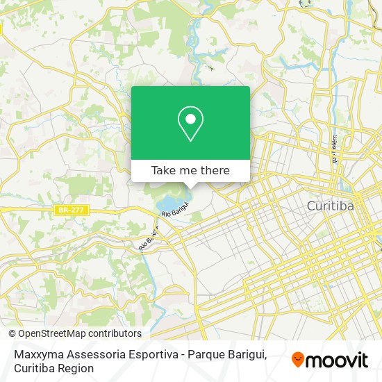 Maxxyma Assessoria Esportiva - Parque Barigui map