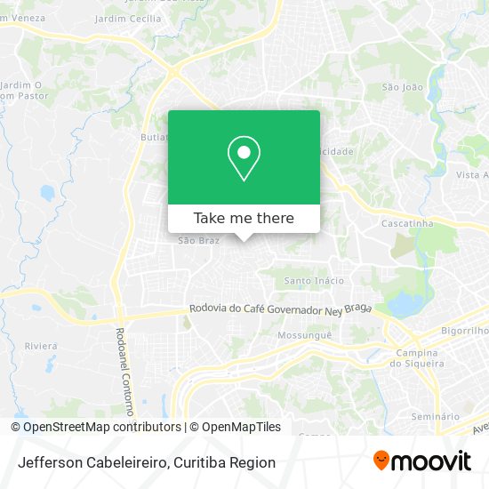 Jefferson Cabeleireiro map