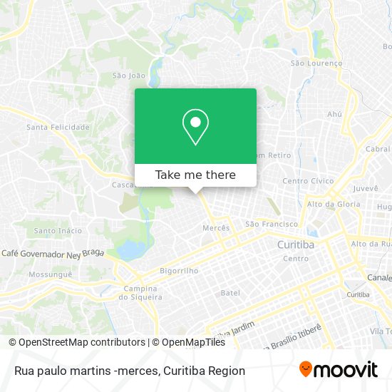 Rua paulo martins -merces map