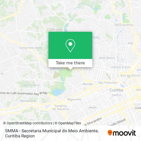 SMMA - Secretaria Municipal do Meio Ambiente map