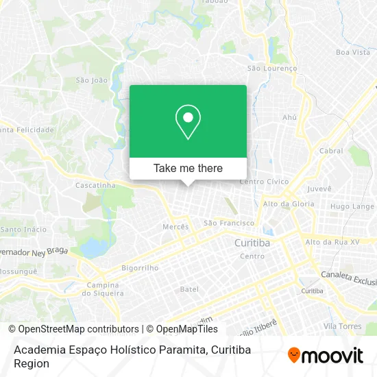 Academia Espaço Holístico Paramita map