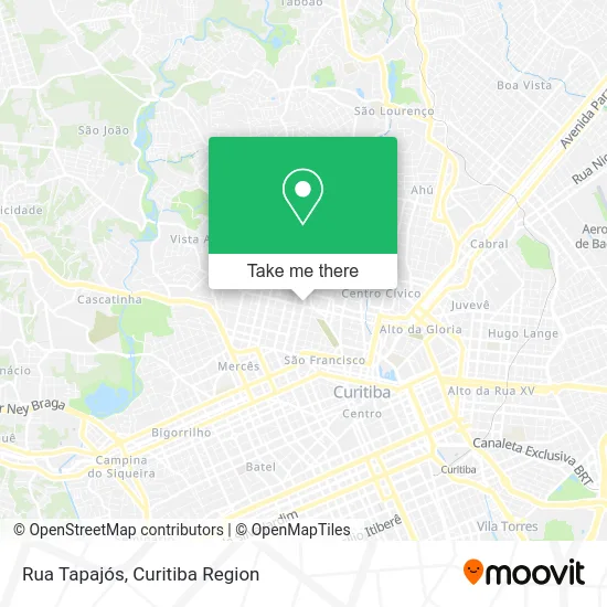 Rua Tapajós map