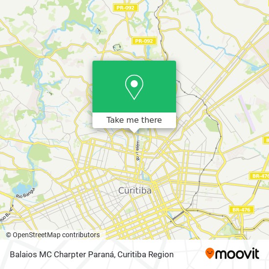 Mapa Balaios MC Charpter Paraná