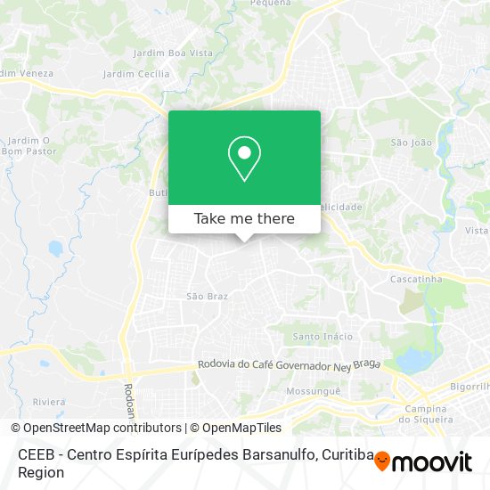 CEEB - Centro Espírita Eurípedes Barsanulfo map