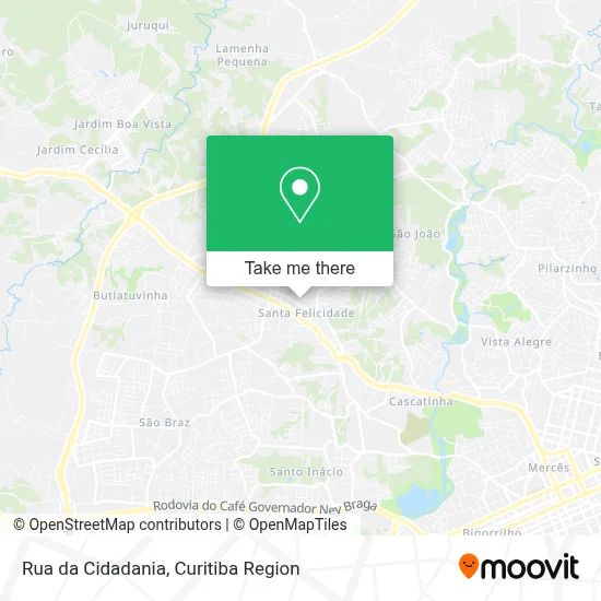 Rua da Cidadania map