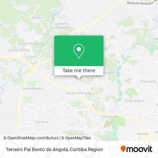 Terreiro Pai Bento de Angola map