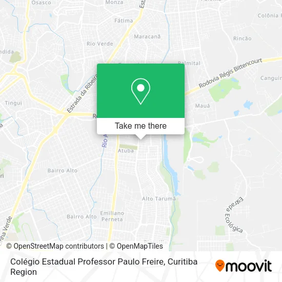 Colégio Estadual Professor Paulo Freire map
