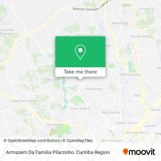 Armazem Da Familia Pilarzinho map