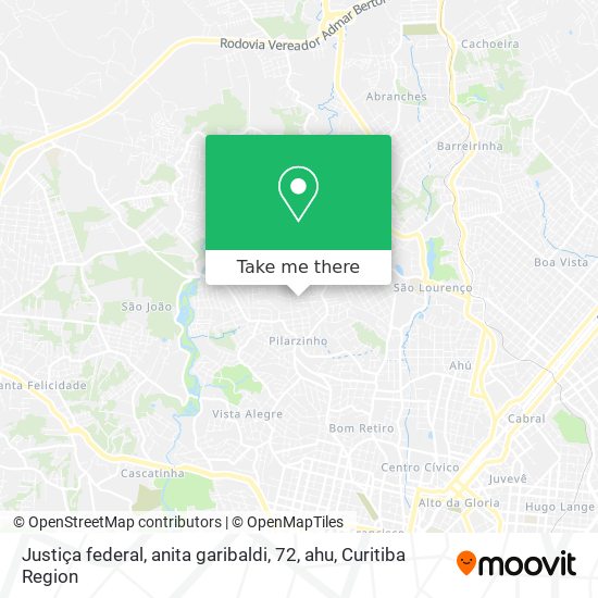 Justiça federal, anita garibaldi, 72, ahu map