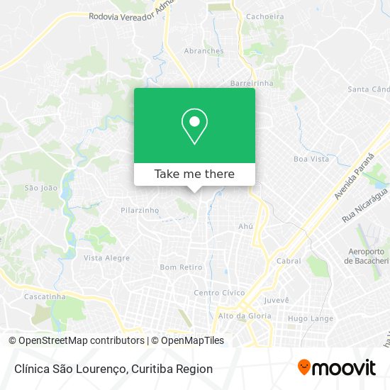 Clínica São Lourenço map
