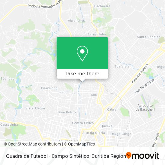 Quadra de Futebol - Campo Sintético map