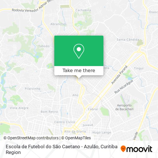 Escola de Futebol do São Caetano - Azulão map