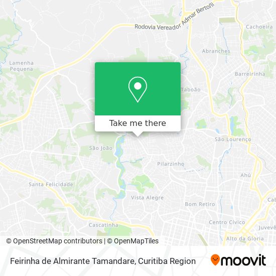 Feirinha de Almirante Tamandare map