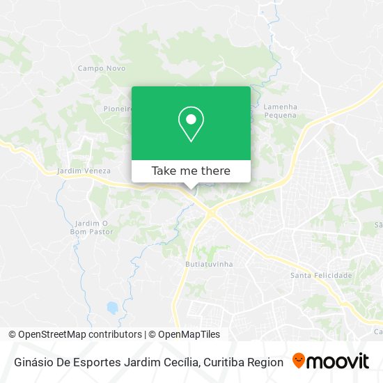 Ginásio De Esportes Jardim Cecília map