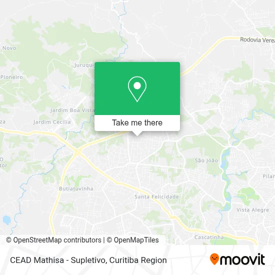 CEAD Mathisa - Supletivo map