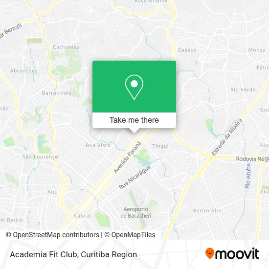 Academia Fit Club map