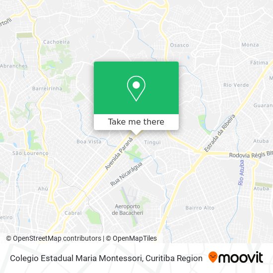 Colegio Estadual Maria Montessori map
