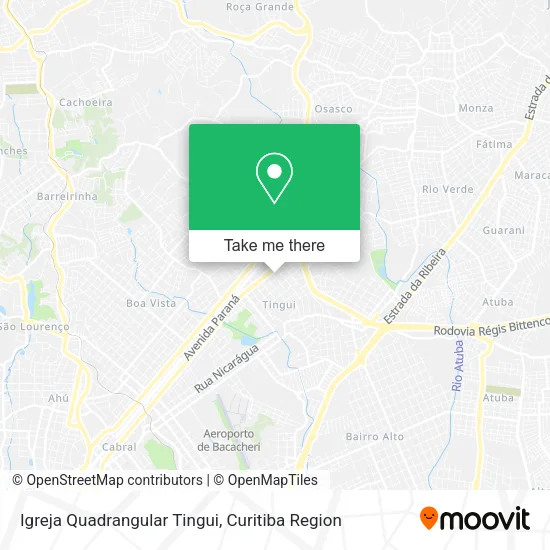 Igreja Quadrangular Tingui map