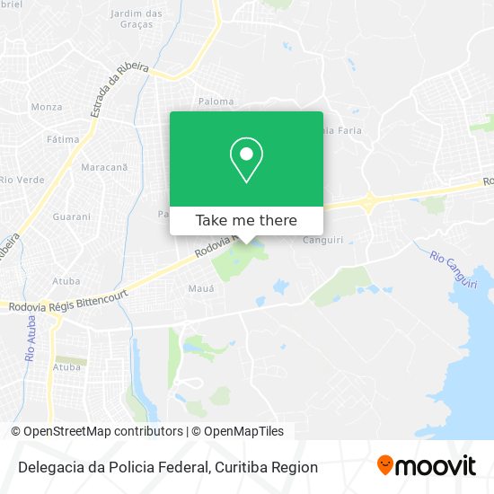 Delegacia da Policia Federal map