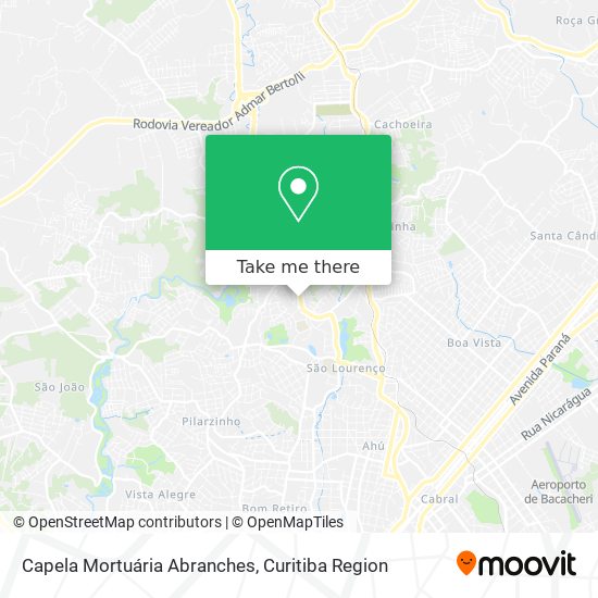 Capela Mortuária Abranches map