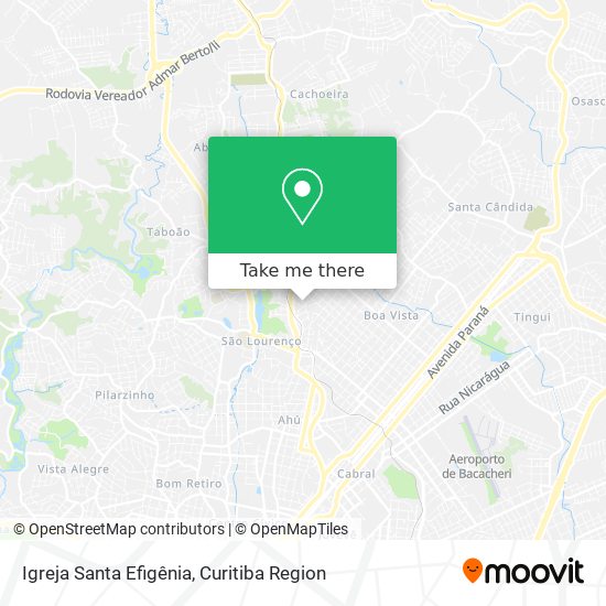 Igreja Santa Efigênia map