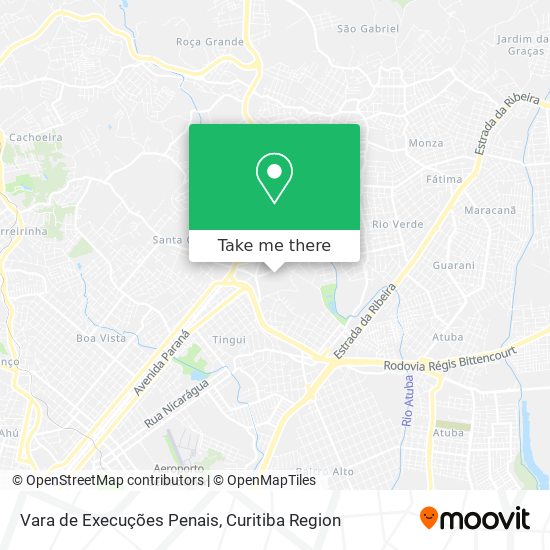 Mapa Vara de Execuções Penais