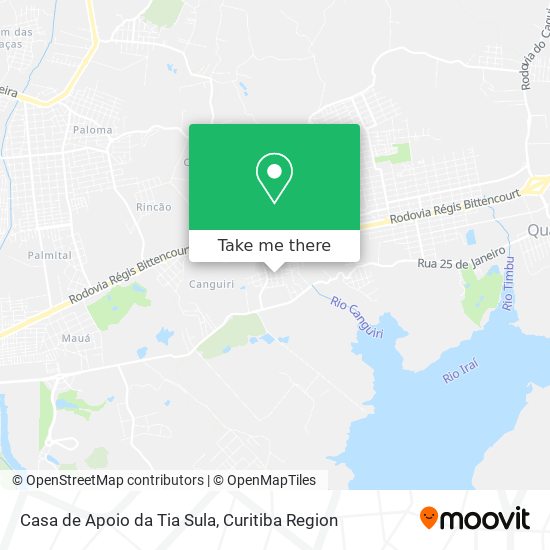 Casa de Apoio da Tia Sula map