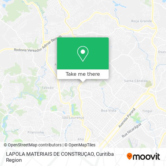 Mapa LAPOLA MATERIAIS DE CONSTRUÇAO