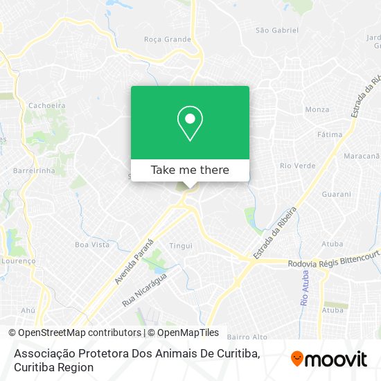 Associação Protetora Dos Animais De Curitiba map