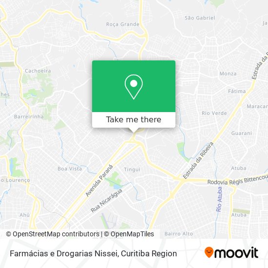 Farmácias e Drogarias Nissei map