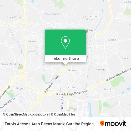 Farois Acesos Auto Peças Matriz map