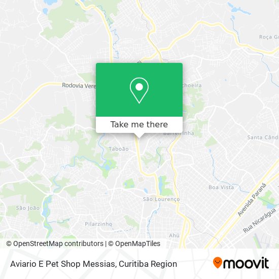 Aviario E Pet Shop Messias map