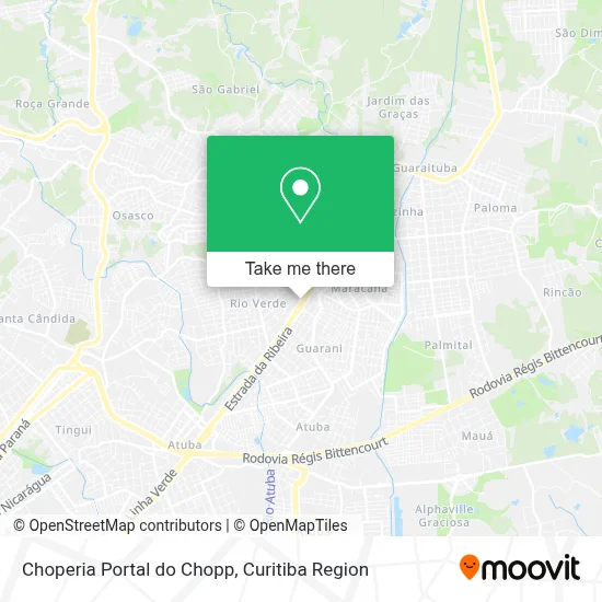 Choperia Portal do Chopp map