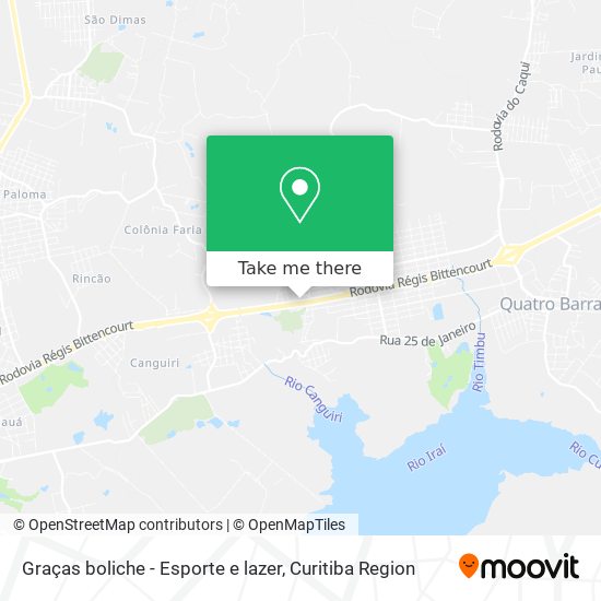 Graças boliche - Esporte e lazer map