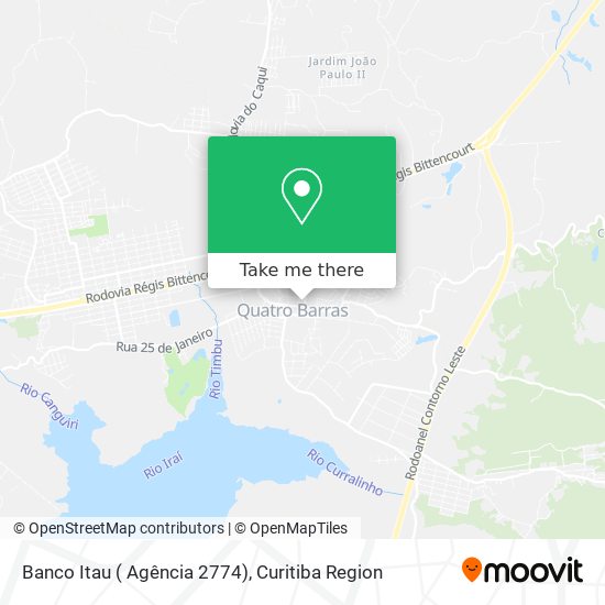 Mapa Banco Itau ( Agência 2774)