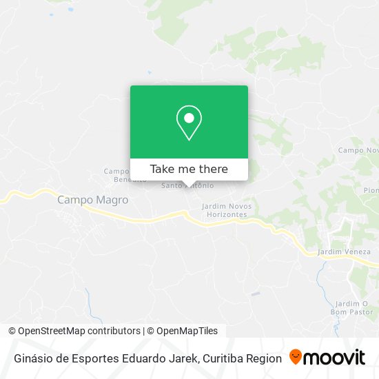 Ginásio de Esportes Eduardo Jarek map
