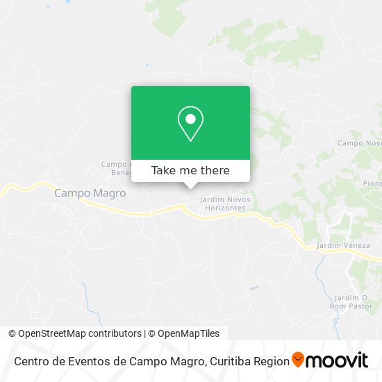 Centro de Eventos de Campo Magro map