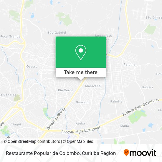 Restaurante Popular de Colombo map