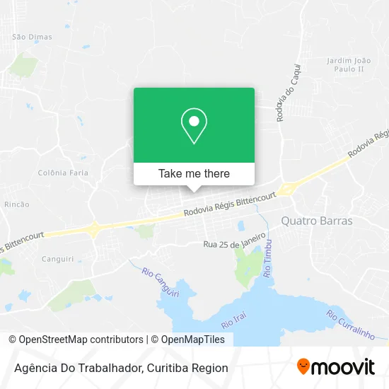 Agência Do Trabalhador map