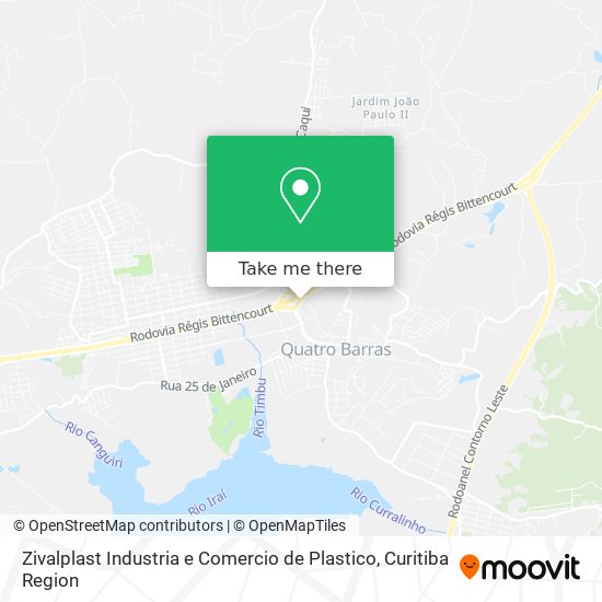 Zivalplast Industria e Comercio de Plastico map