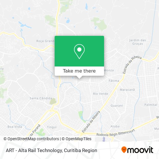 ART - Alta Rail Technology map