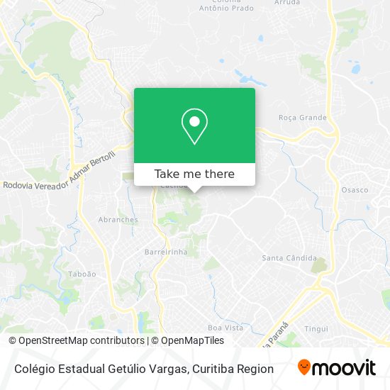 Colégio Estadual Getúlio Vargas map