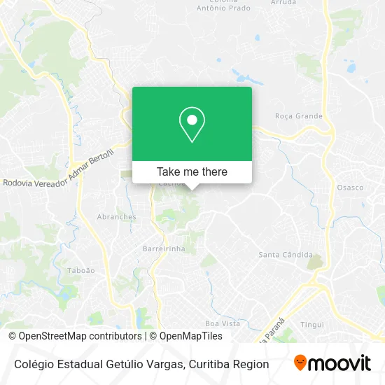 Colégio Estadual Getúlio Vargas map