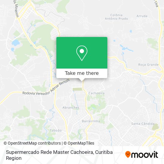 Supermercado Rede Master Cachoeira map