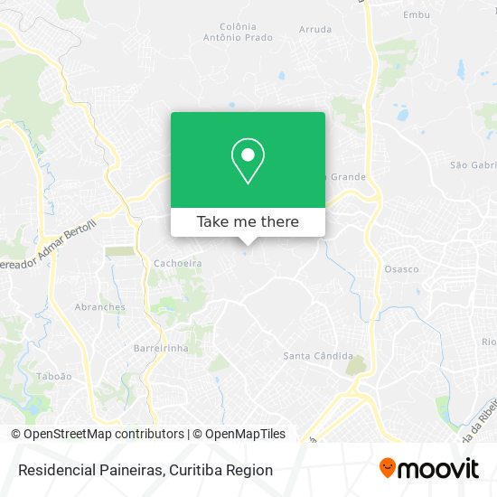 Residencial Paineiras map