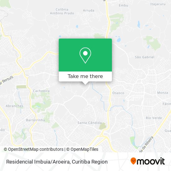 Residencial Imbuia/Aroeira map