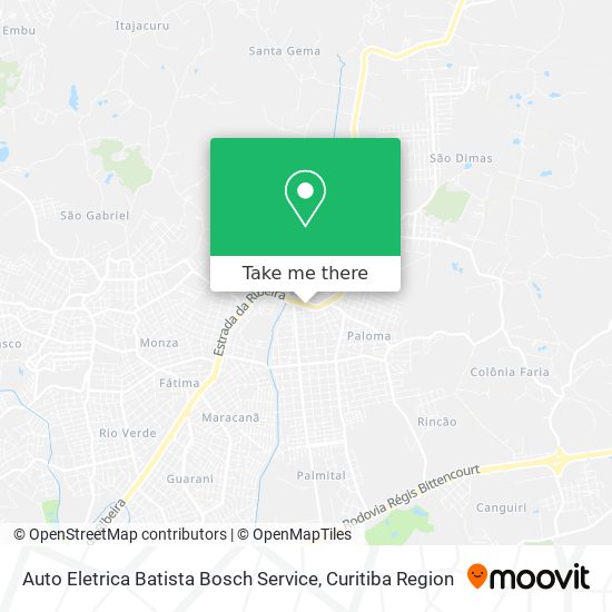 Auto Eletrica Batista Bosch Service map